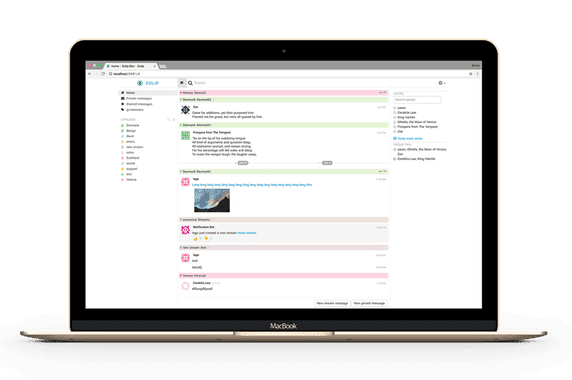 Team Chat Zulip Communication