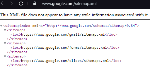 Your Google Sitemap